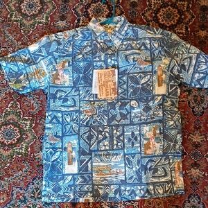 Reyn Spooner Mele Kalikimaka Hawaiian Aloha Shirt Limited Issue, Small